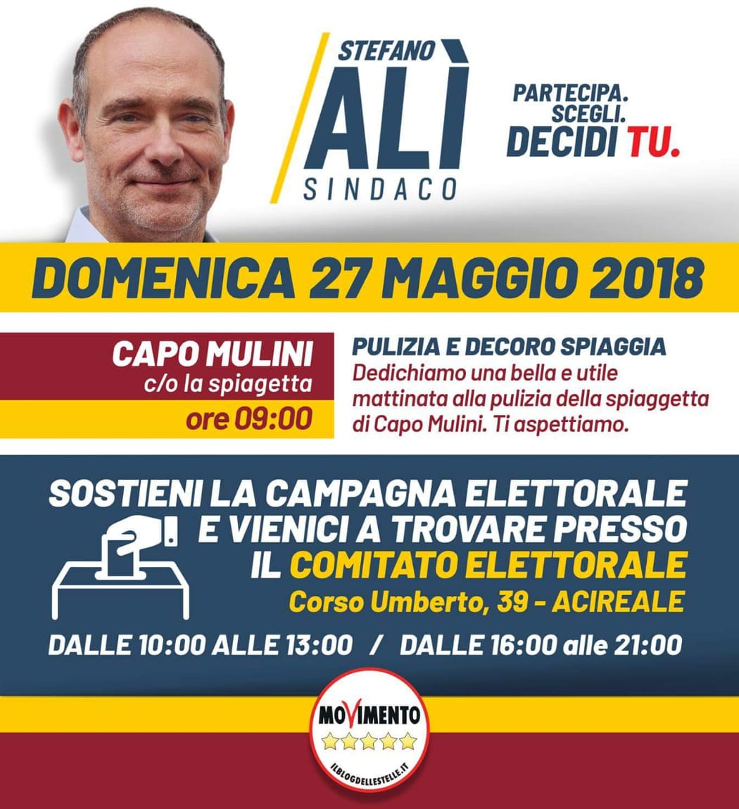 capomulini 5 stelle alì sindaco
