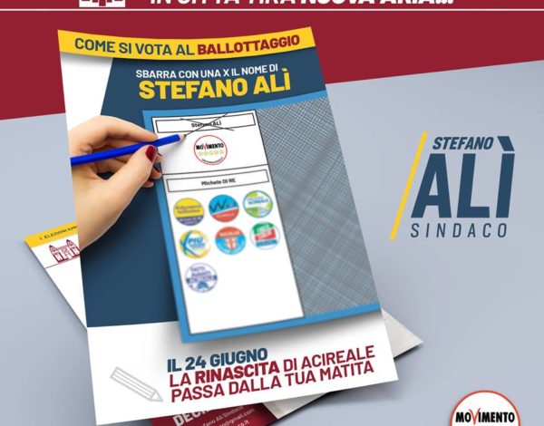 stefano alì sindaco al ballottaggio