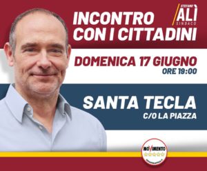 santa tecla con alì sindaco